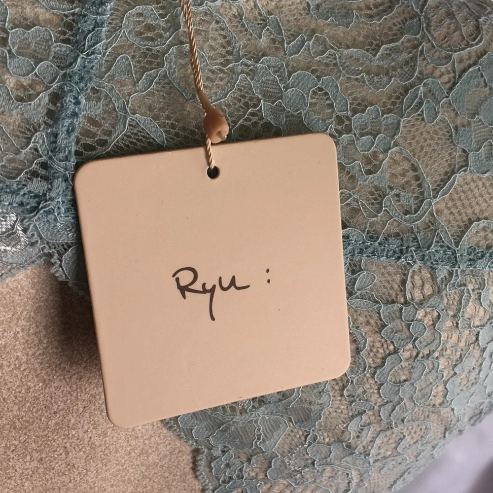 NWT RYU Teal Lace Bralette - Picture 2 of 5